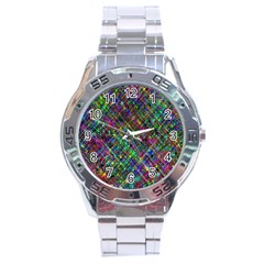 Pattern Artistically Stainless Steel Analogue Watch by HermanTelo