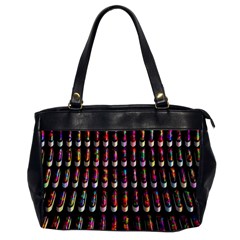 Texture Abstract Oversize Office Handbag