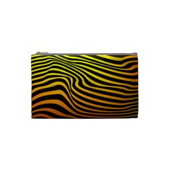 Wave Line Curve Abstract Cosmetic Bag (small) by HermanTelo