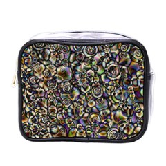 Circle Plasma Artistically Abstract Mini Toiletries Bag (one Side)