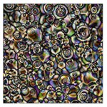 Circle Plasma Artistically Abstract Large Satin Scarf (Square) Front