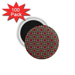 Decorative Flower 1 75  Magnets (100 Pack)  by Bajindul