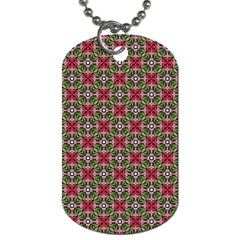 Decorative Flower Dog Tag (two Sides) by Bajindul