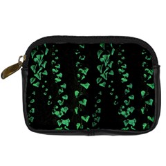 Botanical Dark Print Digital Camera Leather Case by dflcprintsclothing