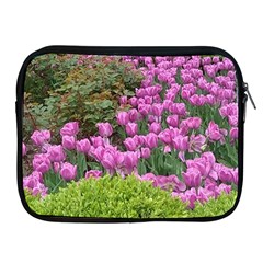 Late April Purple Tulip Apple Ipad 2/3/4 Zipper Cases by Riverwoman