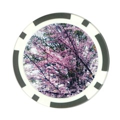 Ohio Redbud Poker Chip Card Guard (10 Pack) by Riverwoman