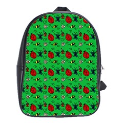 Bugs Pattern School Bag (large)