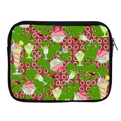 Ice Cream Tropical Pattern Apple Ipad 2/3/4 Zipper Cases by snowwhitegirl