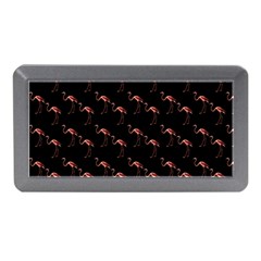 Flamingo Pattern Black Memory Card Reader (mini) by snowwhitegirl