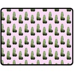 Cactus Pink Pattern Fleece Blanket (Medium)  60 x50  Blanket Front