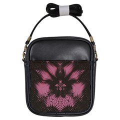 Glitch Art Grunge Distortion Girls Sling Bag