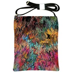 Oil Paint Shoulder Sling Bag