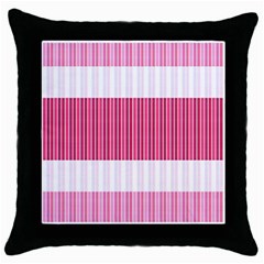 Fabric Geometric Texture Throw Pillow Case (black) by Bajindul