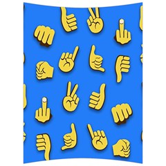 Emojis Hands Fingers Back Support Cushion by Bajindul