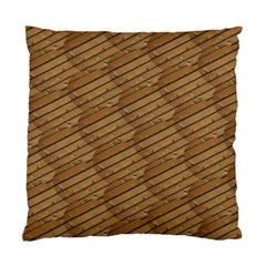 Wood Texture Wooden Standard Cushion Case (one Side) by HermanTelo