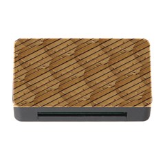 Wood Texture Wooden Memory Card Reader With Cf by HermanTelo
