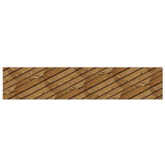 Wood Texture Wooden Small Flano Scarf