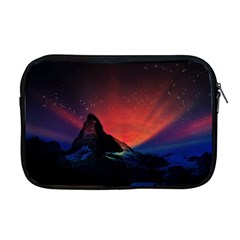 Matterhorn Switzerland Fantasy Aurora Apple Macbook Pro 17  Zipper Case by Pakrebo