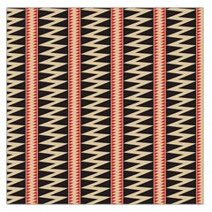 Zigzag Tribal Ethnic Background Large Satin Scarf (square) by Pakrebo