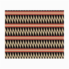 Zigzag Ethnic Pattern Background Small Glasses Cloth (2 Sides) by Pakrebo