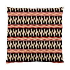 Zigzag Ethnic Pattern Background Standard Cushion Case (one Side)