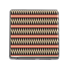 Zigzag Ethnic Pattern Background Memory Card Reader (square 5 Slot)