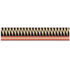 Zigzag Ethnic Pattern Background Large Flano Scarf 