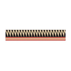 Zigzag Ethnic Pattern Background Flano Scarf (mini)