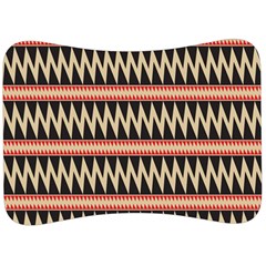 Zigzag Ethnic Pattern Background Velour Seat Head Rest Cushion