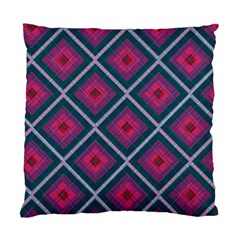 Purple Textile And Fabric Pattern Standard Cushion Case (one Side)