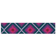 Purple Textile And Fabric Pattern Small Flano Scarf