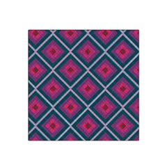 Purple Textile And Fabric Pattern Satin Bandana Scarf