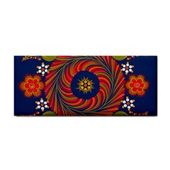 Hungarian Mandala Flower Hand Towel