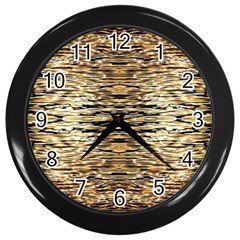 Ml-c-4-9 Wall Clock (black) by ArtworkByPatrick