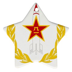 Badge Of People s Liberation Army Rocket Force Star Ornament (two Sides) by abbeyz71