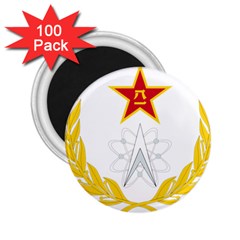 Badge Of People s Liberation Army Strategic Support Force 2 25  Magnets (100 Pack)  by abbeyz71