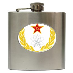 Badge Of People s Liberation Army Strategic Support Force Hip Flask (6 Oz) by abbeyz71