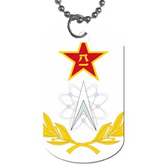 Badge Of People s Liberation Army Strategic Support Force Dog Tag (two Sides) by abbeyz71