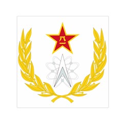 Badge Of People s Liberation Army Strategic Support Force Small Satin Scarf (square) by abbeyz71