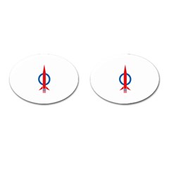 Flag Of Malaysia s Democratic Action Party Cufflinks (oval) by abbeyz71