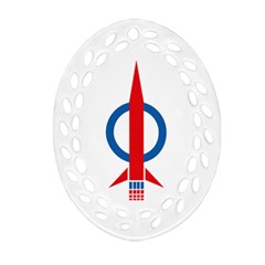 Flag Of Malaysia s Democratic Action Party Ornament (oval Filigree) by abbeyz71