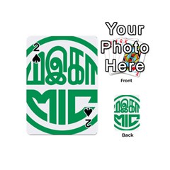 Logo Of Malaysian Indian Congress Playing Cards 54 Designs (mini) by abbeyz71