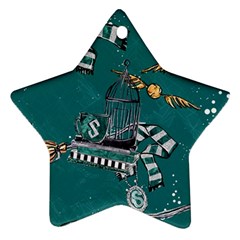 Slytherin Pattern Star Ornament (two Sides) by Sobalvarro