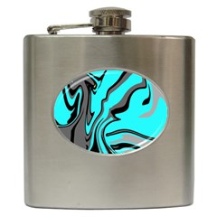 Idk Idk Idk Hip Flask (6 Oz) by designsbyamerianna