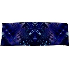 Blue Fractal Lace Tie Dye Body Pillow Case Dakimakura (two Sides) by KirstenStar
