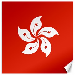 Flag Of Hong Kong Canvas 20  X 20  by abbeyz71