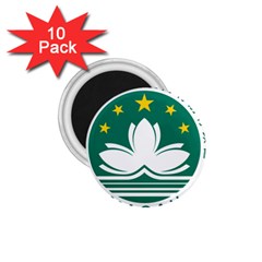 Emblem Of Macao 1 75  Magnets (10 Pack)  by abbeyz71