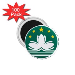 Emblem Of Macao 1 75  Magnets (100 Pack)  by abbeyz71