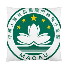 Emblem Of Macao Standard Cushion Case (two Sides) by abbeyz71