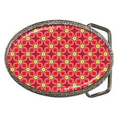 Red Yellow Pattern Design Belt Buckles